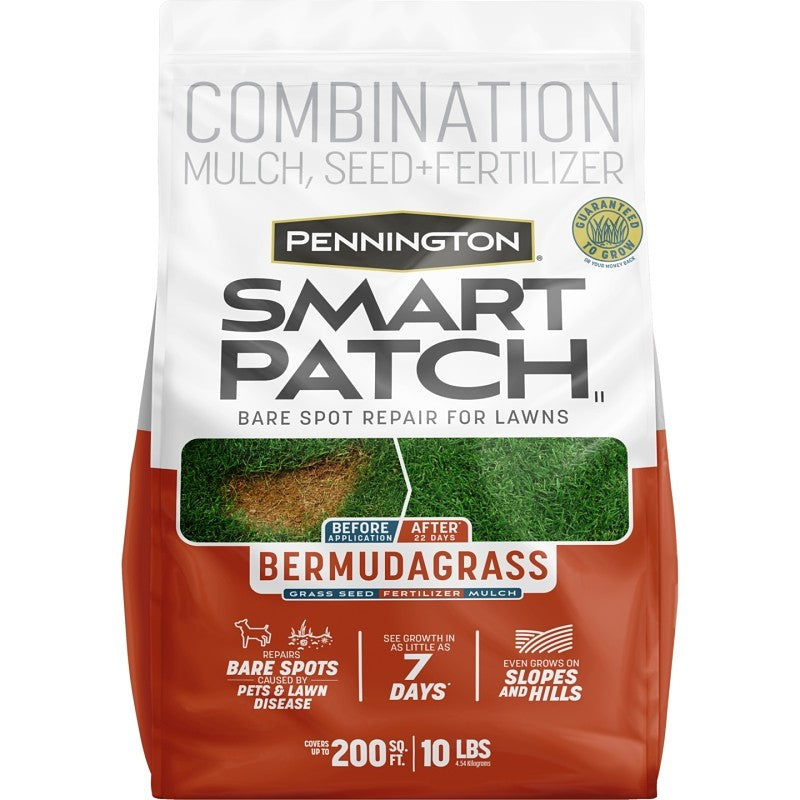Pennington Smart Patch 100545667 Bermuda Grass Mix, 10 lb Bag