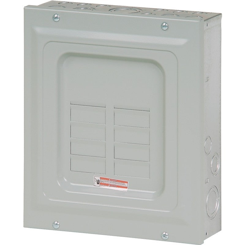 Cutler-Hammer BR Series BR612L125SP Load Center, 125 A, 6-Space, 12-Circuit, Main Lug, NEMA 1 Enclosure, Surface