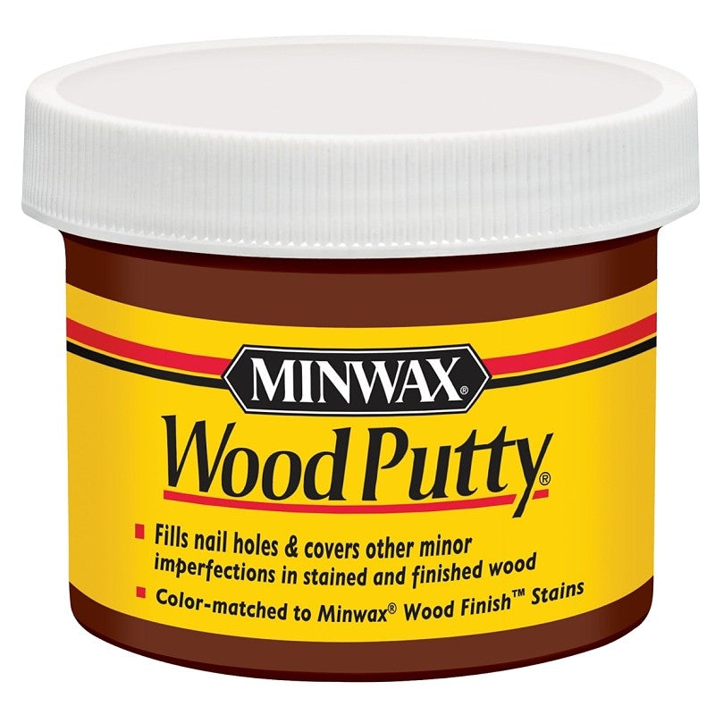 Minwax 13617000 Wood Putty, Liquid, Walnut, 3.75 oz Jar