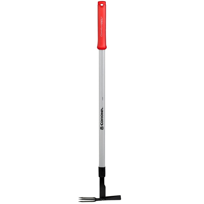 Corona GT 3244 Hoe/Cultivator Rake, 7 in L Blade, Steel Blade, Polymer Handle, 39.4 in OAL
