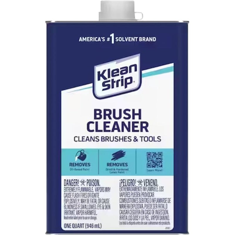 Klean Strip QBC12C Brush Cleaner, Liquid, 1 qt (Pack of 6)