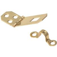 Ornamental Hasp 3/4 By 3 Inch Bright Solid Brass