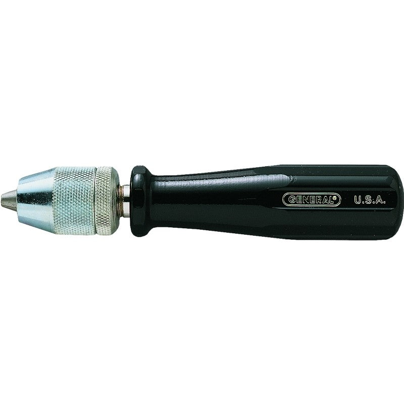 General 93 Adjustable Pin Vise, 0.04 to 0.25 in, Steel