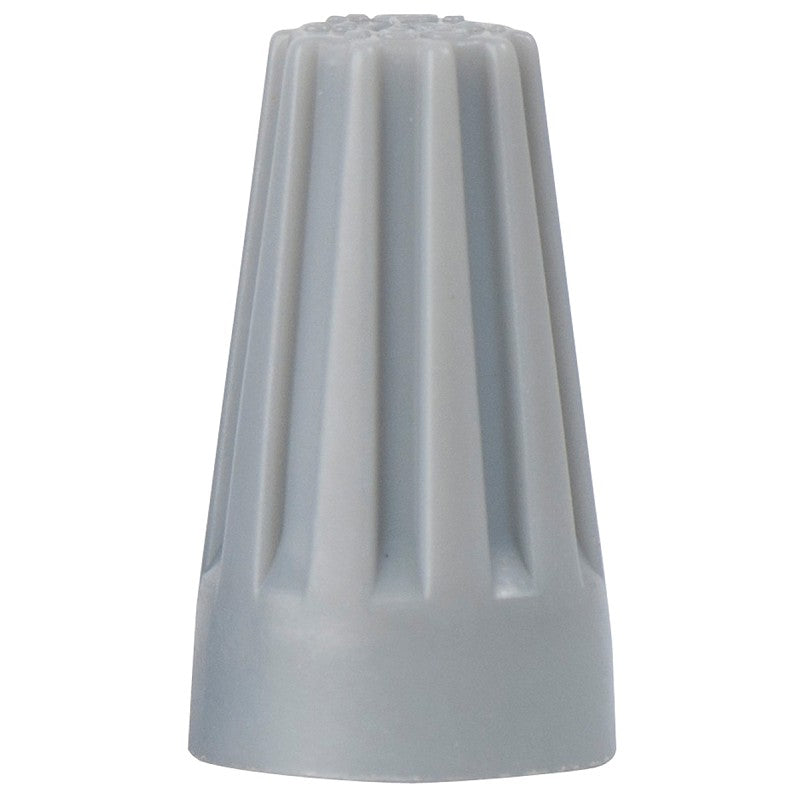 Gardner Bender WireGard GB-1 Series 25-001 Wire Connector, Gray, 22 to 16 AWG Wire, Steel Contact, 25/BAG