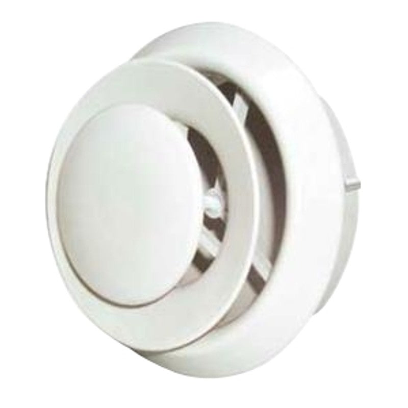 Imperial VT0111 Series Air Diffuser, 5, 6 in Duct Opening, Plastic, White