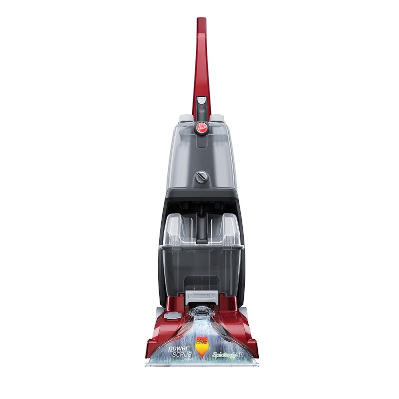 Hoover POWER SCRUB FH50150 Carpet Cleaner, 120 V, 20 ft L Cord, Red