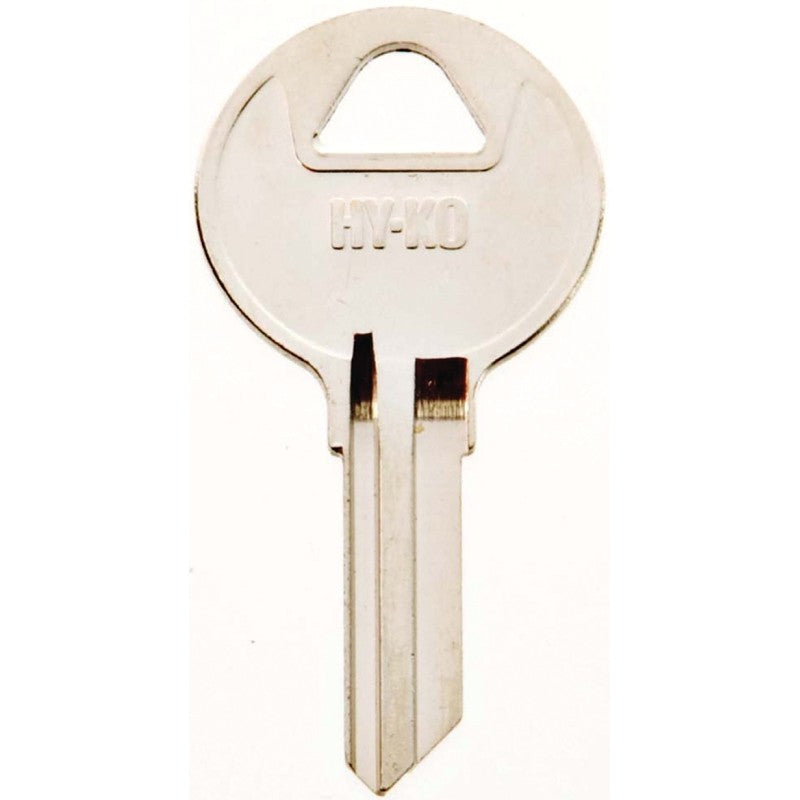 Hy-Ko 11010RO1 Key Blank, Brass, Nickel, For: National Cabinet Locks, RO1 Key Number (Pack of 10)