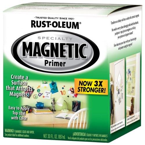 Rust-Oleum 247596 Magnetic Primer, Smooth, Liquid, 1 qt, Can