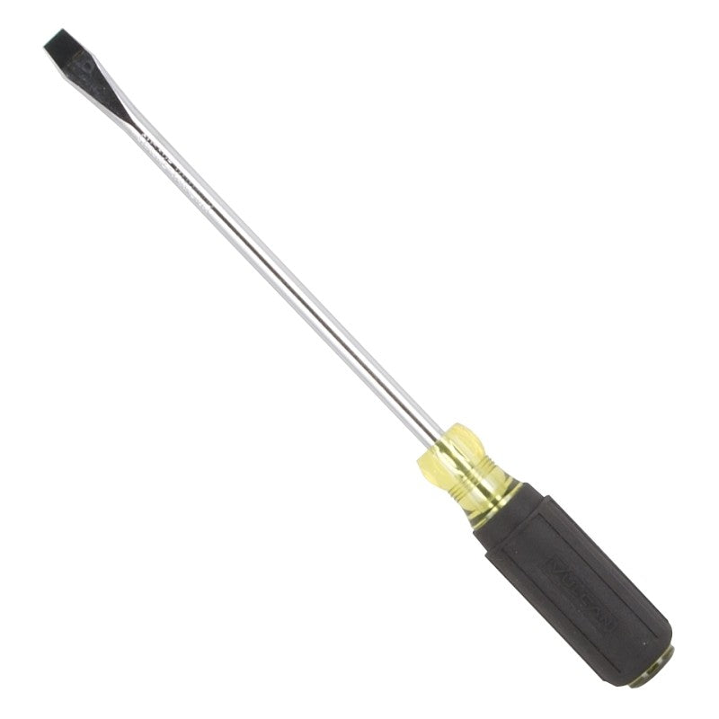 Vulcan MP-SD08 Screwdriver, 3/8 in Drive, Slotted Drive, 12-1/2 in OAL, 8 in L Shank, Plastic/Rubber Handle