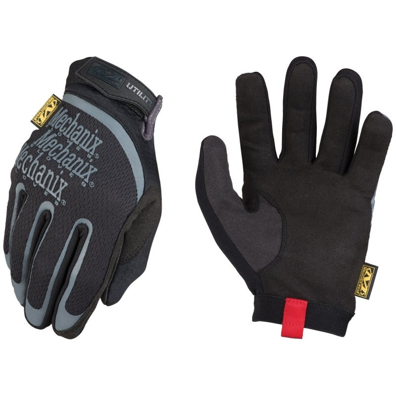 Mechanix Wear H15-05-008 Work Gloves, Men's, S, 8 in L, Reinforced Thumb, Hook-and-Loop Cuff, Synthetic Leather, Black