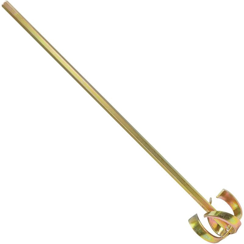 Level5 5-293 Long Mixing Paddle With Head, 13 in OAL, 2 in Dia Head, Carbon Steel