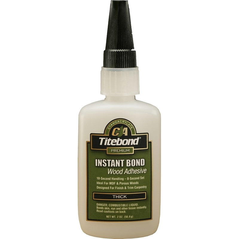 Titebond 6221 Glue, Clear, 2 oz, Bottle, Acute, Irritant Odor/Scent