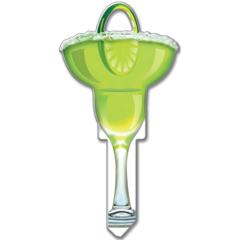 Lucky Line Key Shapes Series B109K Key Blank, Margarita, Brass, Enamel-Coated, For: Kwikset Locks (Pack of 5)