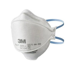 3M Aura 9205P20DC Particulate Respirator, N95 Filter Class, White