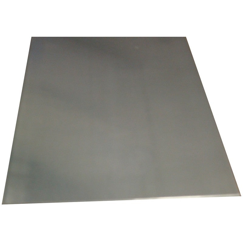 K & S 257 Decorative Metal Sheet, Gray, 4 in W, 10 in L, Aluminum, 0.064 in Thick (Pack of 6)