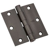 Commercial Door Hinge 3-1/2 Inch Square Corner Oil Rubbed Bronze