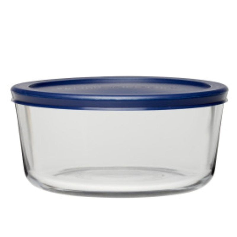 Anchor Hocking 85908L20 Kitchen Food Storage with Lid, 7 Cup, Glass, Clear, 7.4 in Dia, 3.4 in H