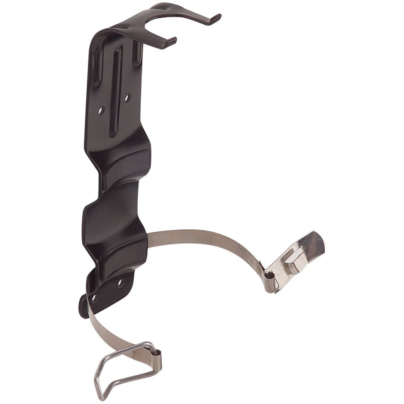 First Alert BRACKET5 Fire Extinguisher Bracket, Stainless Steel, Black