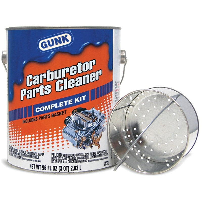 Gunk CC3K Carburetor Parts Cleaner, 96 fl-oz, Liquid, Aromatic