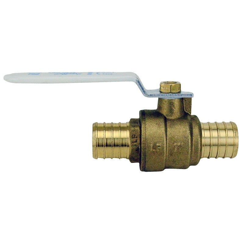 Apollo APXV11 Ball Valve, 1 in Connection, Barb, 200 psi Pressure, Brass Body