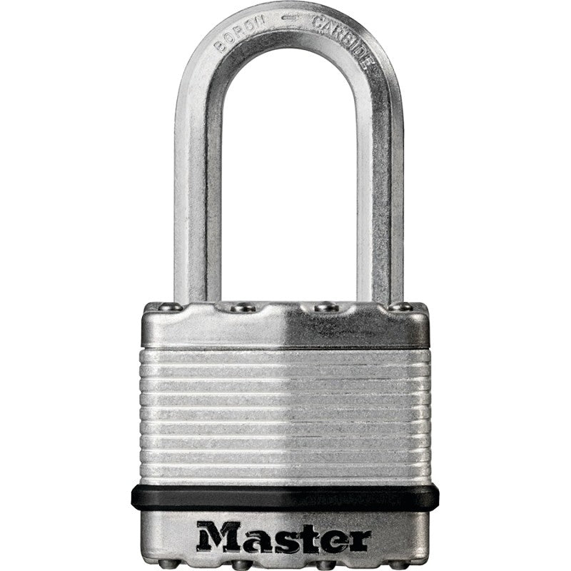 Master Lock Magnum Series M1XKADLF Padlock, 1-3/4 in W Body, Keyed Alike Key, 5/16 in Dia Shackle, 1-1/2 in H Shackle