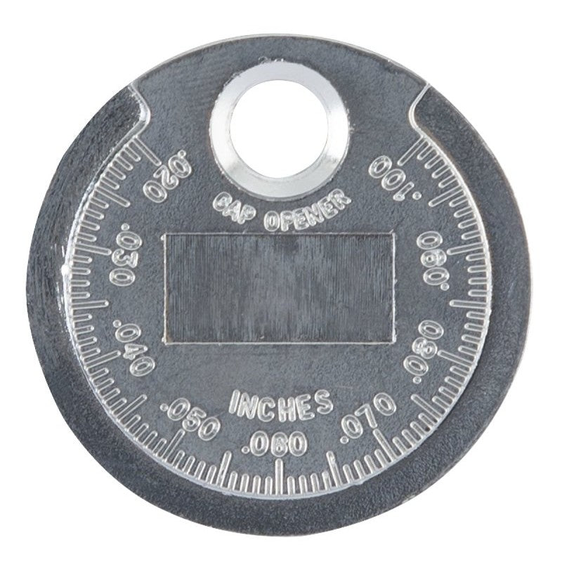 ProSource SP0629 Spark Plug Gap Gauge, Functions: Tapered Edge for Measuring and Adjusting Spark Plug Gap, Zinc Alloy (Pack of 12)
