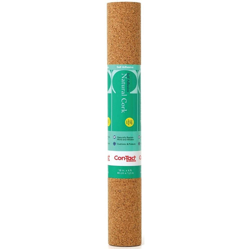 Con-Tact 04F-C6421-06 Multi-Purpose Liner, 4 ft L, 18 in W, Wood, Light Brown (Pack of 6)