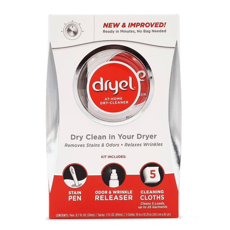 Dryel 33004 Cleaning Cloth, 7-1/4 in L, 4.38 in W, 2.13 in Thick