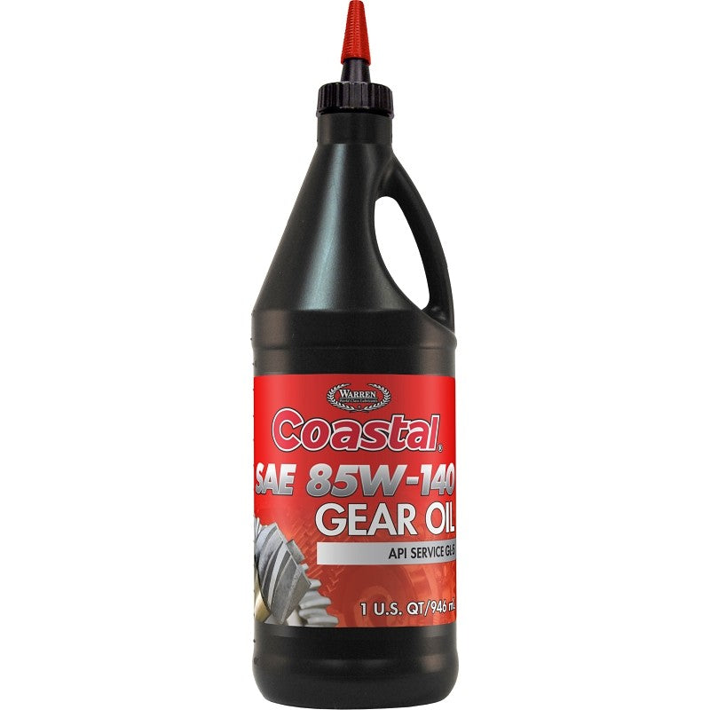 Coastal 12301 Gear Oil, 85W-140, 1 qt Bottle (Pack of 12)