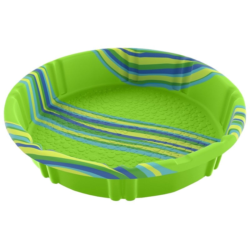 Gracious Living 1001-LIMEG-24 Pool, 46 in Dia, 3.9 in W, Round, Polyethylene, Green