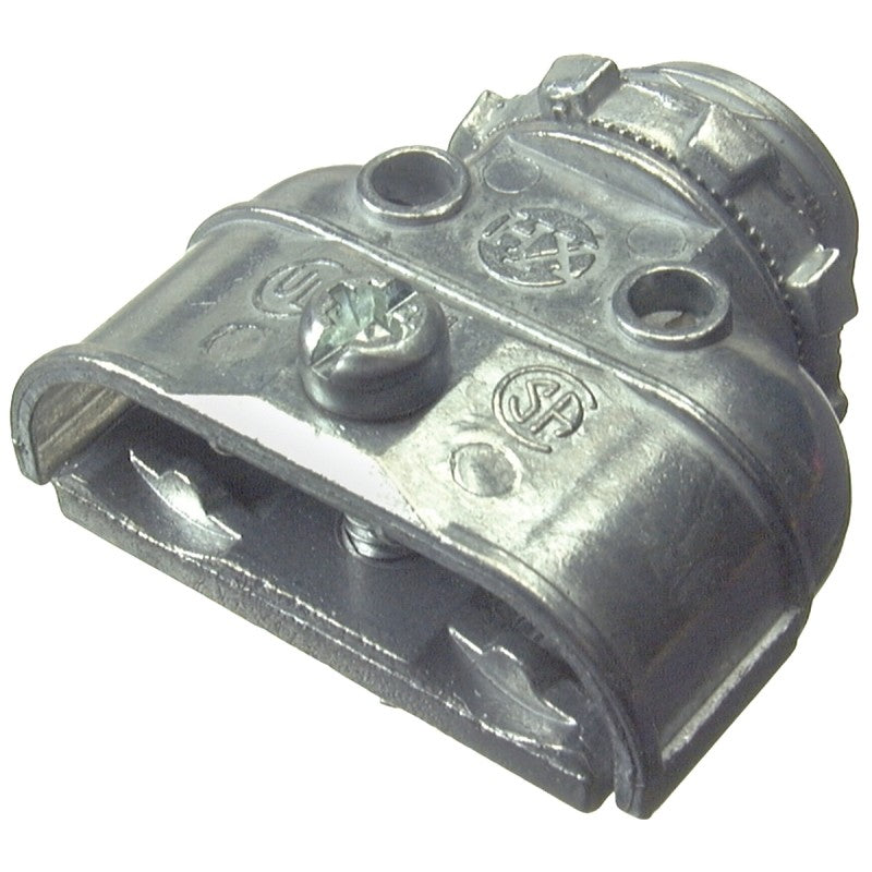 Halex 15803B Duplex Connector Pack, 3/8 in, Zinc