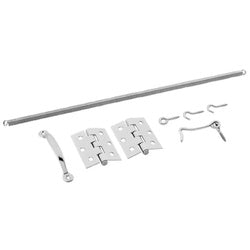 SCREEN/STORM DOOR SET SS 8-PC