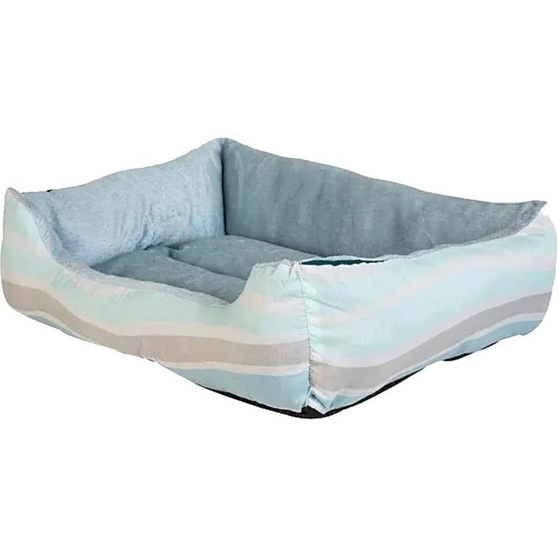 Petmate 81158 Cuddler Compressed Bed, 20 in L, 15 in W, Poly Fill, Plush Cover, Gray (Pack of 22)