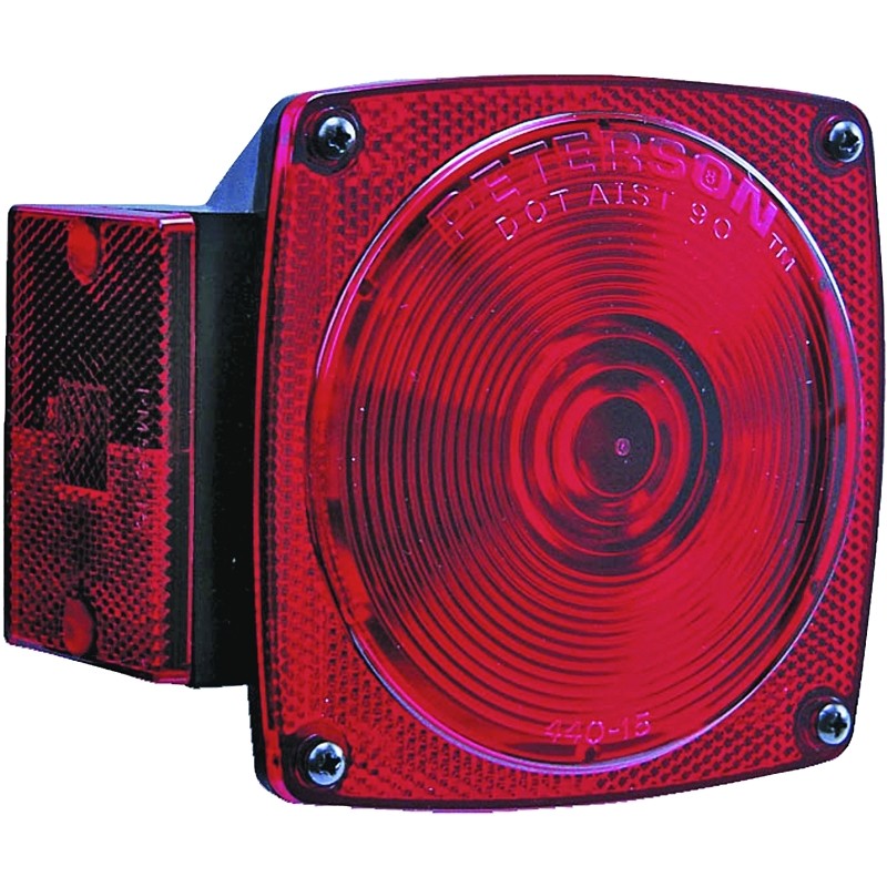 PM V440L Tail Light, Red/White Lamp