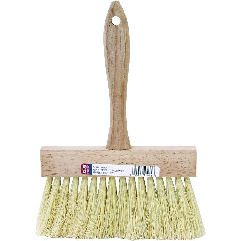 DQB 11952 Paste Brush, Tampico Bristle, White Bristle, Hardwood Handle