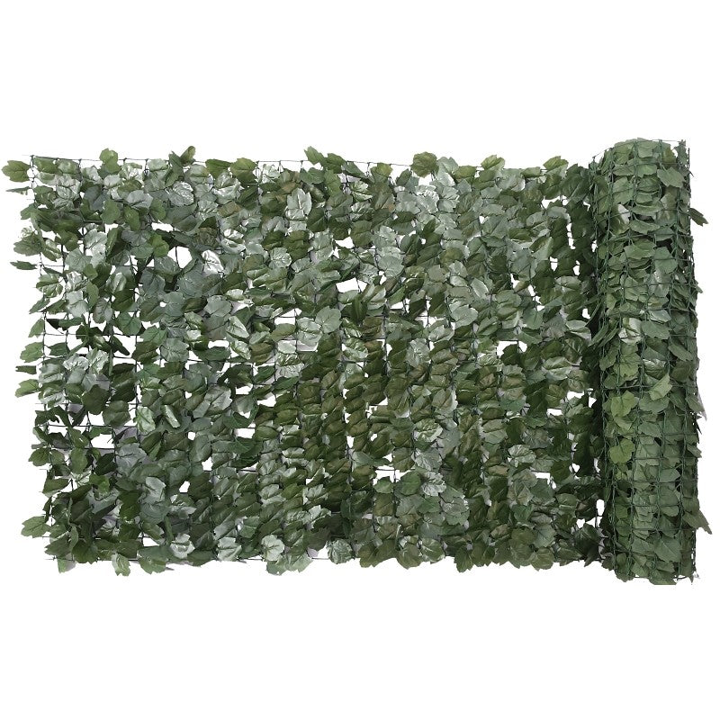naturae decor RLD4096-1000 Ivy Leaf Privacy Screen, 40 in H, 36 in W, Green, Plastic