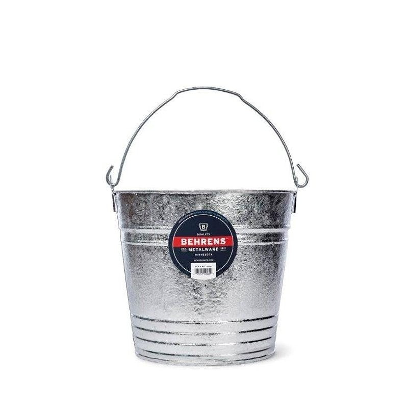 Behrens 1214 Pail, 14 qt Capacity, Steel