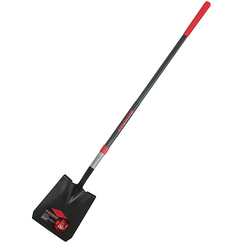 Razor-Back 2594500 Shovel, 9-1/2 in W Blade, Steel Blade, Fiberglass Handle, Cushion Grip Handle, 48 in L Handle