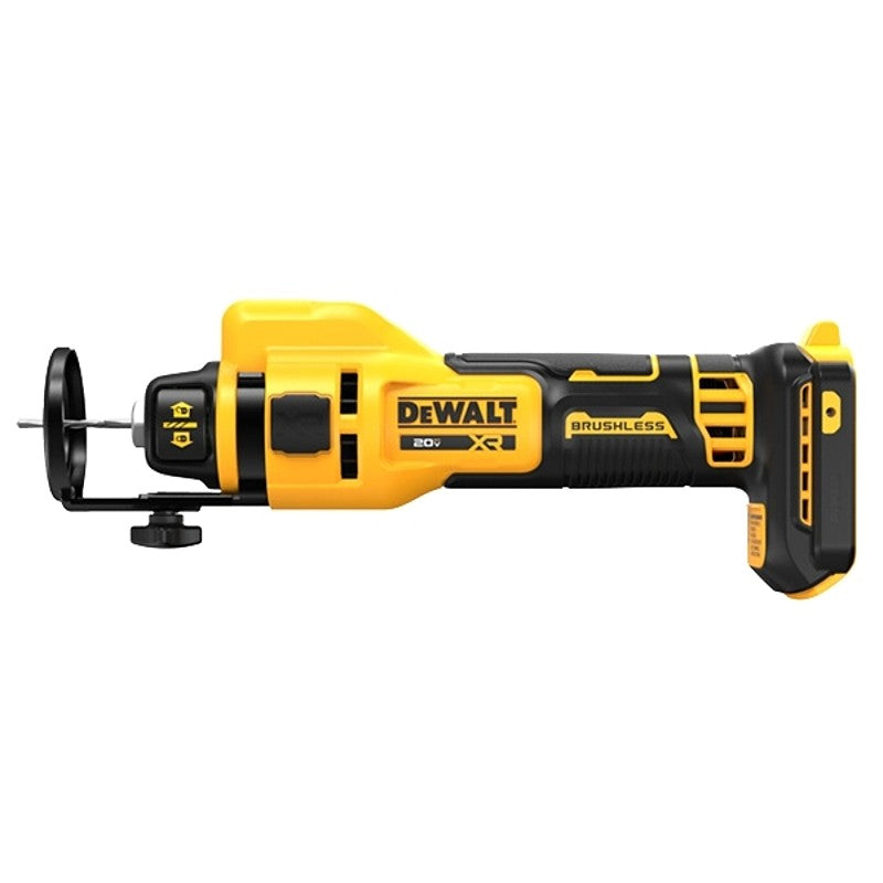 DEWALT DCE555B Drywall Cut-Out Tool, 1/8, 5/32, 1/4 in Dia Collet, Includes: (1) Belt Clip, Tool Only, 20 V