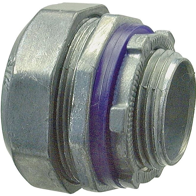 Halex 16207B Conduit Connector, Zinc, 3/4 in Compression