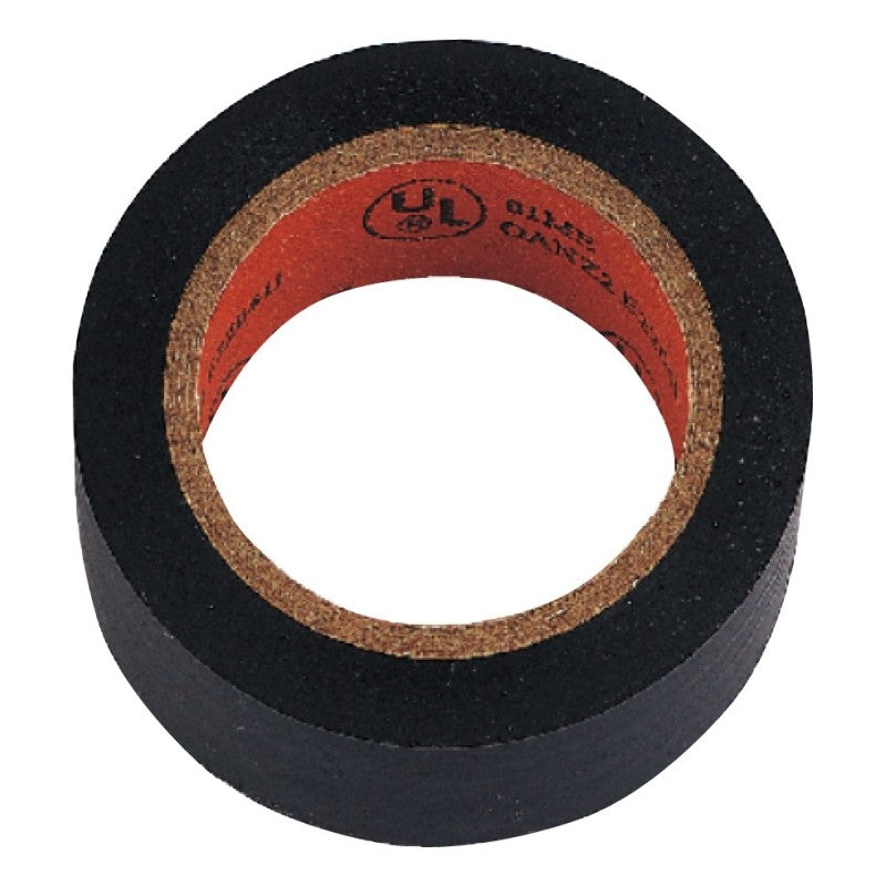 Vulcan W501D Electrical Tape, 30 ft L, 0.75 in W, PVC Backing, Black (Pack of 18)