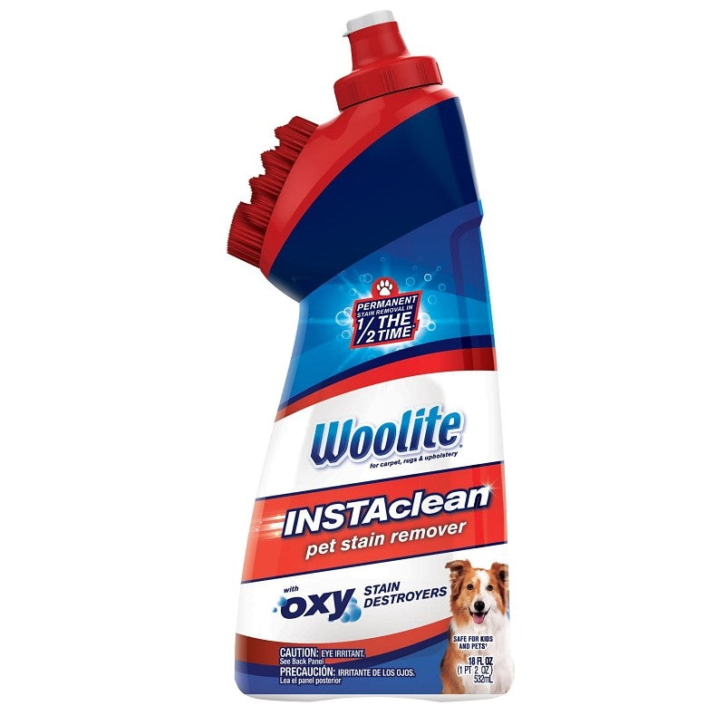 Bissell Woolite INSTAclean 1740 Pet Stain Remover with Brush Head, Liquid, Fresh, 18 fl-oz