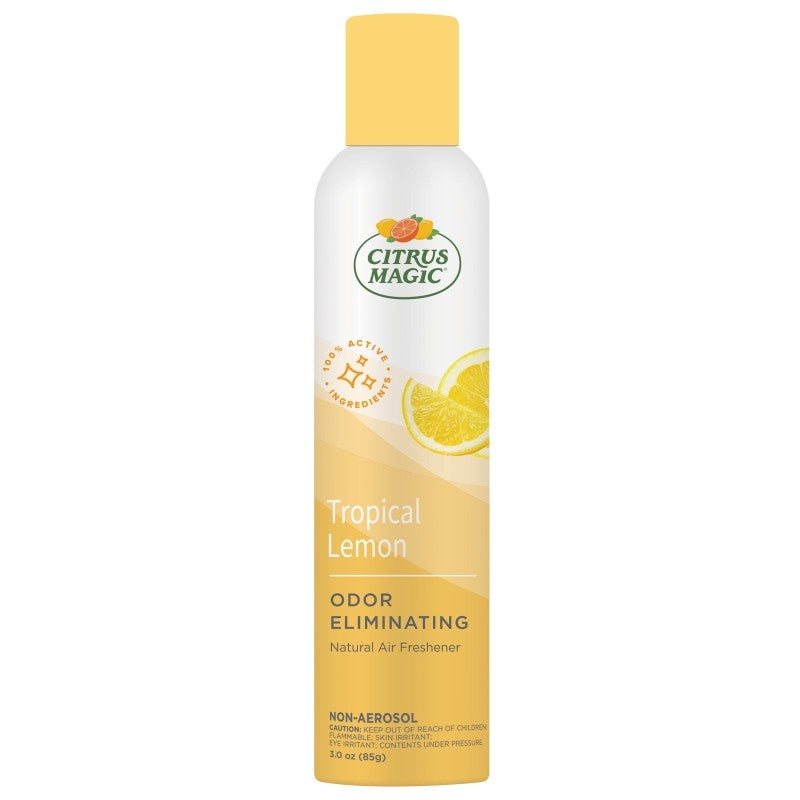 Citrus Magic 612112748-6PK Air Freshener, 3 oz Bottle, Tropical Lemon (Pack of 6)