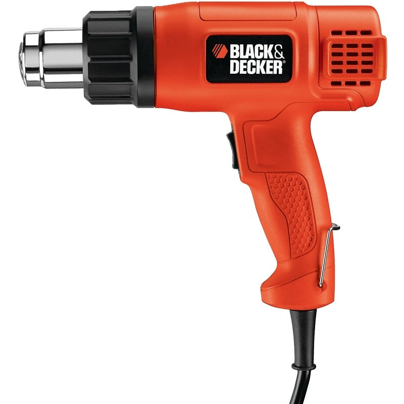 Black+Decker HG1300 Dual Temperature Heat Gun, 11.25 A, 12 cfm Air, 750 to 1000 deg F
