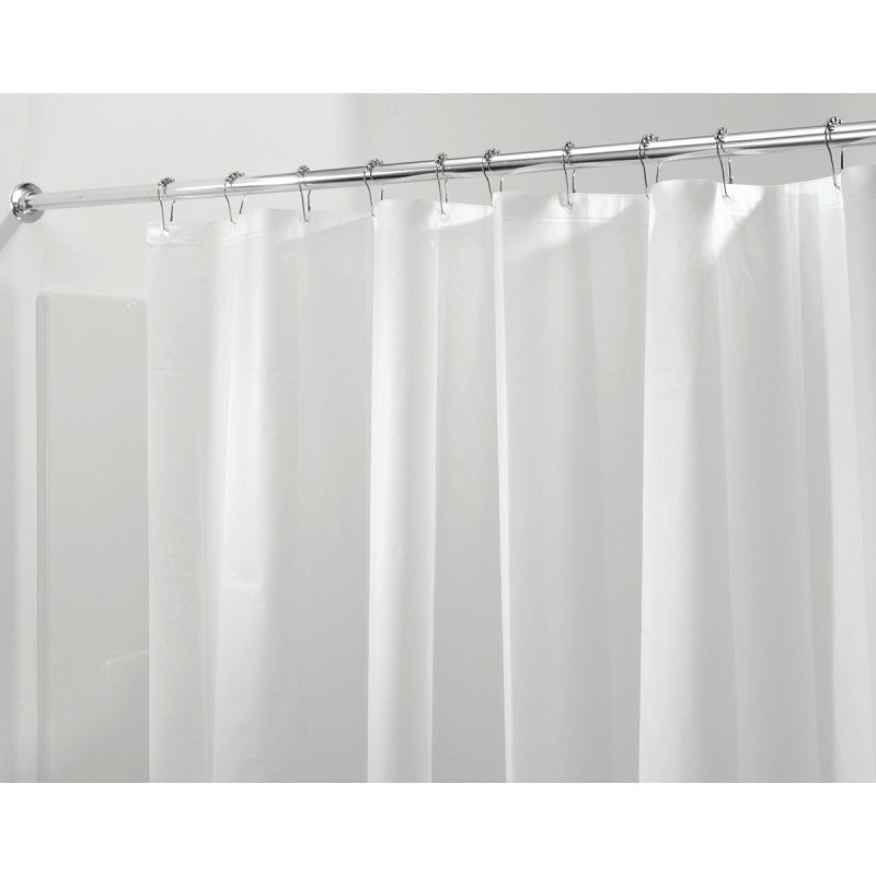 iDESIGN 12052 Shower Curtain/Liner, 72 in L, 72 in W, PEVA, Clear
