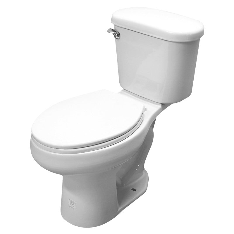 Cato J6052013120 Toilet, Elongated Bowl, 1.6 gpf Flush, White, ADA Compliant
