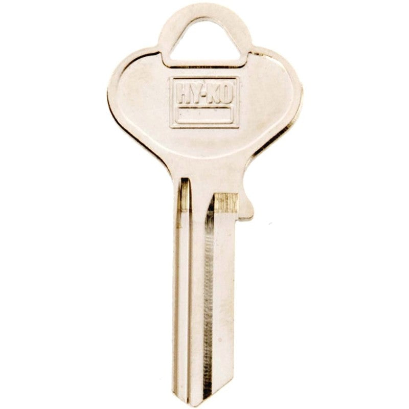 Hy-Ko 11010HR1 Key Blank, Brass, Nickel, For: Harloc Cabinet, House Locks and Padlocks (Pack of 10)