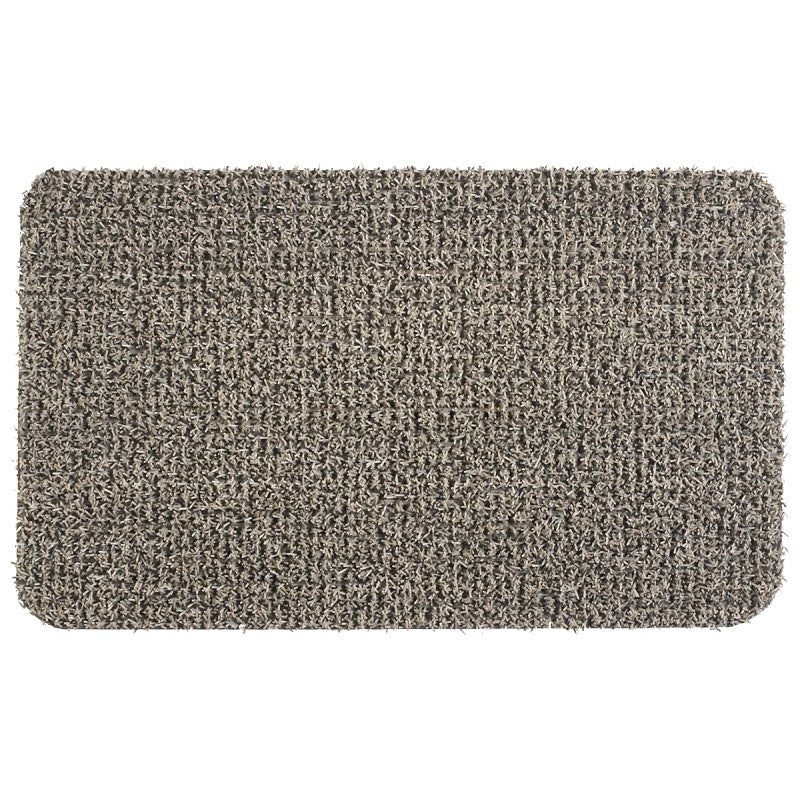 Grassworx Clean Machine Series 10372031 Door Mat, 30 in L, 18 in W, Rectangular, Medium Flair Pattern, Earth Taupe