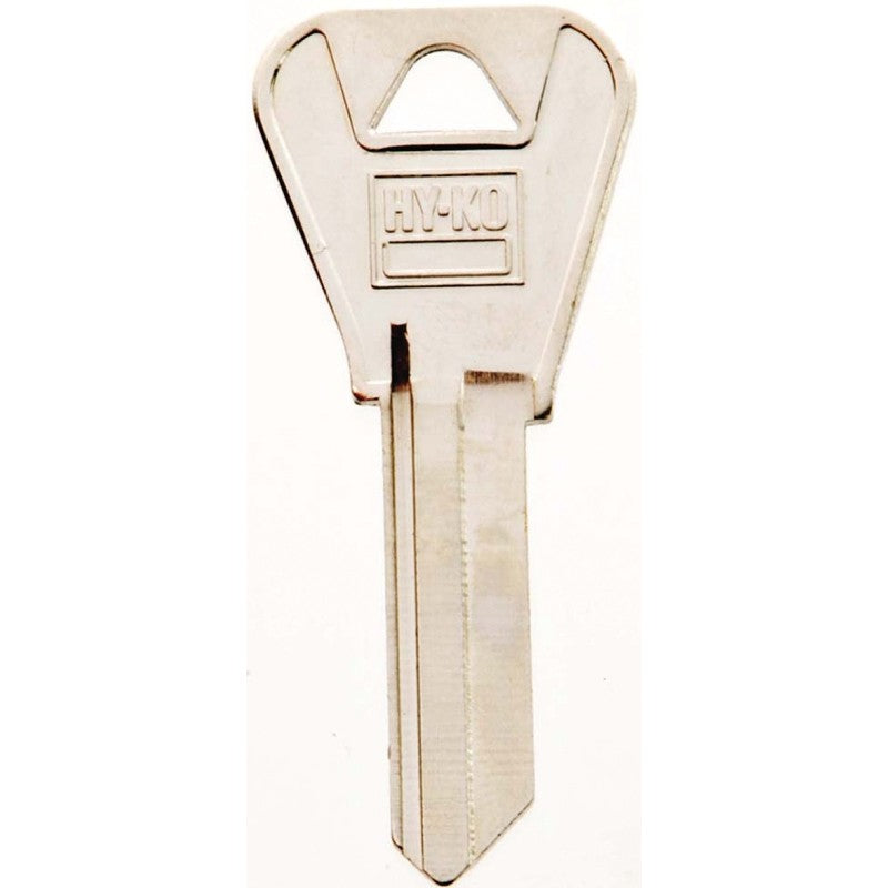 Hy-Ko 11010WR3 Key Blank, Brass, Nickel, For: Weiser Cabinet, House Locks and Padlocks, WR3 Key Number (Pack of 10)