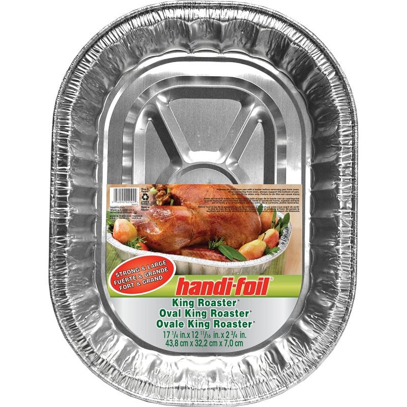Handi-Foil KING Roaster 2024TL-16 Pan, Aluminum (Pack of 16)